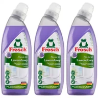 Środki do WC - Frosch Płyn do czyszczenia wc lawendowy Zestaw 3 x 750 ml - miniaturka - grafika 1