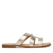 Klapki i japonki damskie - Klapki Lasocki RST-ARENA-69 Złoty - miniaturka - grafika 1