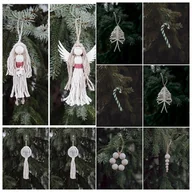 Ozdoby bożonarodzeniowe - 10 sztuk / Ozdoby na choinkę / boho /DOSTĘPNE od ręki - miniaturka - grafika 1