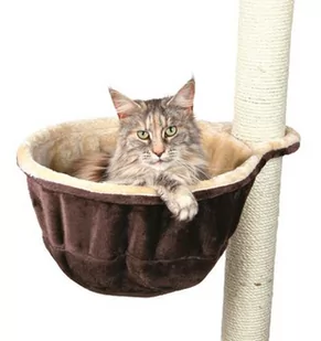 Trixie TRIXIE Przytulne legowisko dla kota do drapaków stojących dwustronne |Dwie saszetki karmy Happy Cat GRATIS! - Legowiska dla kotów - miniaturka - grafika 1