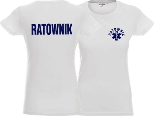 Promostars LPP - Koszulka damska RATOWNIK biała
