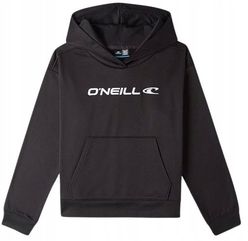 O'Neill Czarna Bluza Dziecięca Z Kapturem I Nadrukiem Logo 104 Kyb