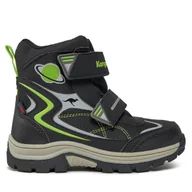 Buty dla chłopców - Śniegowce KangaRoos K-Lawi V Ktx 18972 000 5008 Czarny - miniaturka - grafika 1