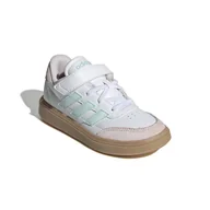 Sneakersy damskie - Dziecięce Sneakersy ADIDAS COURTBLOCK EL C ID6503 – Różowy - miniaturka - grafika 1