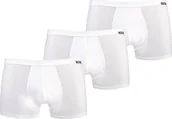 Majtki męskie - Teyli Wielopak bokserek męskich Levi biały S Biały - miniaturka - grafika 1