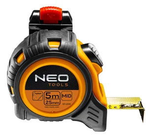 Neo TOOLS Miara zwijana stal 5mx25mm 67-205 67-205 - Poziomice, łaty, miary - miniaturka - grafika 2