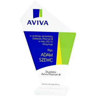 Trofeum szklanie z nadrukiem kolorowym LuxorJet - Gadżety dla kibiców - miniaturka - grafika 1