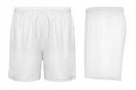 Spodenki damskie - Krótkie Spodenki WF Szorty Sportowe Dziecięce PLAYER ROLY 0453 BIAŁE 164 - miniaturka - grafika 1