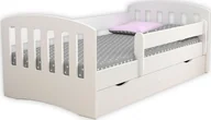Łóżka dla dzieci i młodzieży - Elior Łóżko jednoosobowe z szufladą Pinokio 2X 80x180 - białe - miniaturka - grafika 1