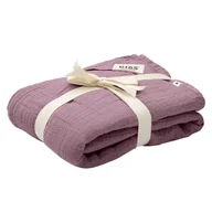 Śliniaki i fartuszki - BIBS Kocyk letni 100% GOTS organic cotton 120 x 120 Heather - miniaturka - grafika 1