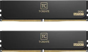 Team Group DDR5 - 64GB - 6000 - CL - 34 2x 32 GB dual kit, RAM Kolor: CZARNY, CTCED564G6000HC34BDC01, T-CREATE EXPERT, AMD EXPO CTCED564G6000HC34BDC01 - Pamięci RAM - miniaturka - grafika 1