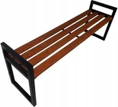 Wyposażenie miejsc publicznych - Ławka ogrodowa Karstal ławka stalowa ławka parkowa ławka ogrodowa meble ogrodowe drewno PRAGUE 9527 - miniaturka - grafika 1