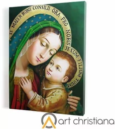 Matka Boża Dobrej Rady - obraz religijny na płótnie canvas - Ikony i obrazy sakralne - miniaturka - grafika 1