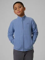 Bluzy dla chłopców - 4F Polar regular bez kaptura chłopięcy - granatowy 164 (13-14 lat) - miniaturka - grafika 1