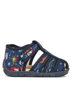 Froddo Kapcie Classic Slippers G1700413 M Granatowy - Buty dla chłopców - miniaturka - grafika 1