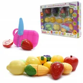 Zabawy w naśladowanie dorosłych - Warzywa Owoce Do Krojenia Zestaw Jedzenie Na Rzep - miniaturka - grafika 1