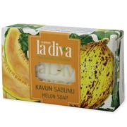 Mydła - LA DIVA MYDŁO W KOSTCE MELON 100 g - LA DIVA BP-8699266393159 - miniaturka - grafika 1