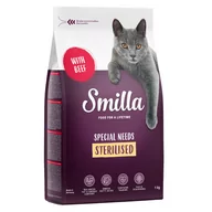 Sucha karma dla kotów - Smilla Adult Sterilised, z wołowiną - 1 kg - miniaturka - grafika 1
