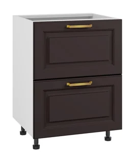 Bristol Szafka Dolna Ds-60-2W-1Wew Modernbox Czarny Mat - Meble kuchenne - miniaturka - grafika 1