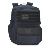 Plecaki - Pepe Jeans Bromley, plecaki, plecaki kabinowe, poliester, różne rozmiary, czarny, zielony, czerwony, szary, poliester od Joumma Bags, Niebieski, Talla única, Plecak komputerowy - miniaturka - grafika 1