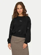 Bluzy damskie - ONLY Bluza Berit 15333887 Czarny Regular Fit - miniaturka - grafika 1