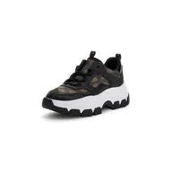 Półbuty damskie - Damskie Sneakersy GUESS BISUN FL8BIUFAL12-BROCR – Czarny - miniaturka - grafika 1
