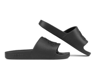 Klapki Basenowe Unisex adidas Adilette Aqua Sportowe Plażowe Czarne roz. 39