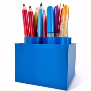 Kajawis, organizer na kredki, klocki, granatowy - Przyborniki na biurko - miniaturka - grafika 1