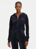 Bluzy damskie - Juicy Couture Bluza Madison JCWA122001 Granatowy Slim Fit - miniaturka - grafika 1