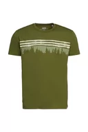 Koszulki męskie - ESPRIT T-shirt męski, 361/oliwkowy 2, L - miniaturka - grafika 1
