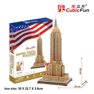 Cubicfun Puzzle 3D Empire State Building 55 elementów - Puzzle - miniaturka - grafika 1