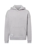 Swetry męskie - Alpha Industries Męski sweter z kapturem Mężczyźni Materiał dresowy szary jednolity, S - miniaturka - grafika 1
