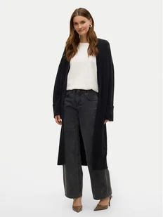Vero Moda Kardigan Jupiter 10309608 Czarny Relaxed Fit - Swetry damskie - miniaturka - grafika 1