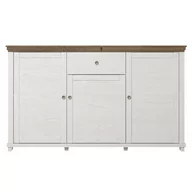 Komody - Komoda OPERA kolor biały styl klasyczny hakano - FURNITURE/SIDEBOARD/HEL/OPERA/ABISKO/3DO1D - miniaturka - grafika 1