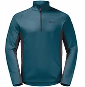 Bluzy męskie - Jack Wolfskin Morobbia Fleece HZ M 1710911-4133 Niebieskie M - miniaturka - grafika 1