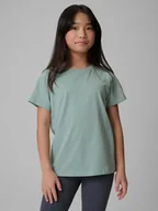 Koszulki dla dziewczynek - 4F T-shirt regular gładki dziewczęcy - miętowy 158 (12-13 lat) - miniaturka - grafika 1