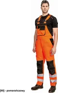 Odzież robocza - CERVA KNOXFIELD REFLEX OGRODNICZKI - spodnie ochronne, materiał hi-vis, 2 odblaskowe taśmamy, elastyczna talia - pomarańczowy 46 - miniaturka - grafika 1
