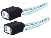 Żarówki samochodowe - Gniazdo / kostka żarówki H7 proste, ceramiczne, przewód 15cm, 2 szt. - miniaturka - grafika 1