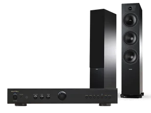 Rotel A11 MkII (czarny) + Tesi 6 (czarny) - Zestawy stereo - miniaturka - grafika 1