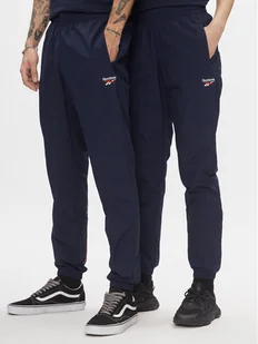 Reebok Spodnie dresowe Classics Vector Tracksuit Bottoms H54439 Niebieski Slim Fit - Spodnie sportowe męskie - miniaturka - grafika 1