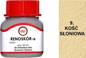 Środki do obuwia i ubrań - G10-01 KOŚĆ SŁONIOWA RENOSKÓR FARBA DO BUTÓW WILBRA DO SKÓRY LICOWEJ LAKIER - miniaturka - grafika 1