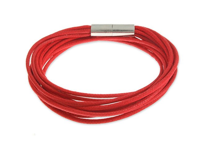 Ognisto Czerwona Bransoletka Dla Mężczyzn