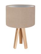 Lampy stojące - Macodesign Lampa stołowa Nigella 010s-028, srebrna, 60 W - miniaturka - grafika 1
