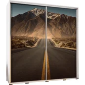 Szafy - Szafa 205 z Grafiką Route 2 Penelopa Maridex Biały Mat - miniaturka - grafika 1