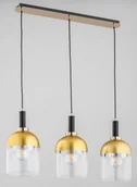 Lampy sufitowe - Alfa Vento Gold lampa wisząca 3xE27 złota/czarna 62189 - miniaturka - grafika 1
