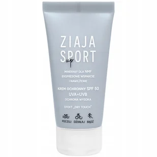Ziaja Sport Nawilżający Krem Do Twarzy Wysoka Ochrona SPF 50 Na Dzień 50ml - Kremy do twarzy - miniaturka - grafika 1