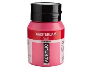 Talens Amsterdam, farba akrylowa, 500 ml, Róż chinakrydonowy - Przybory szkolne - miniaturka - grafika 2