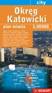 Atlasy i mapy - Demart Okręg Katowicki plan miasta 1:40 000 - Demart - miniaturka - grafika 1