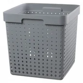 Pudła i pojemniki do przechowywania - Plast team Plast Team Pojemnik Seoul szary 21 L - miniaturka - grafika 1