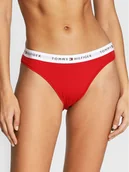 Majtki damskie - Tommy Hilfiger Figi klasyczne UW0UW03836 Czerwony - miniaturka - grafika 1